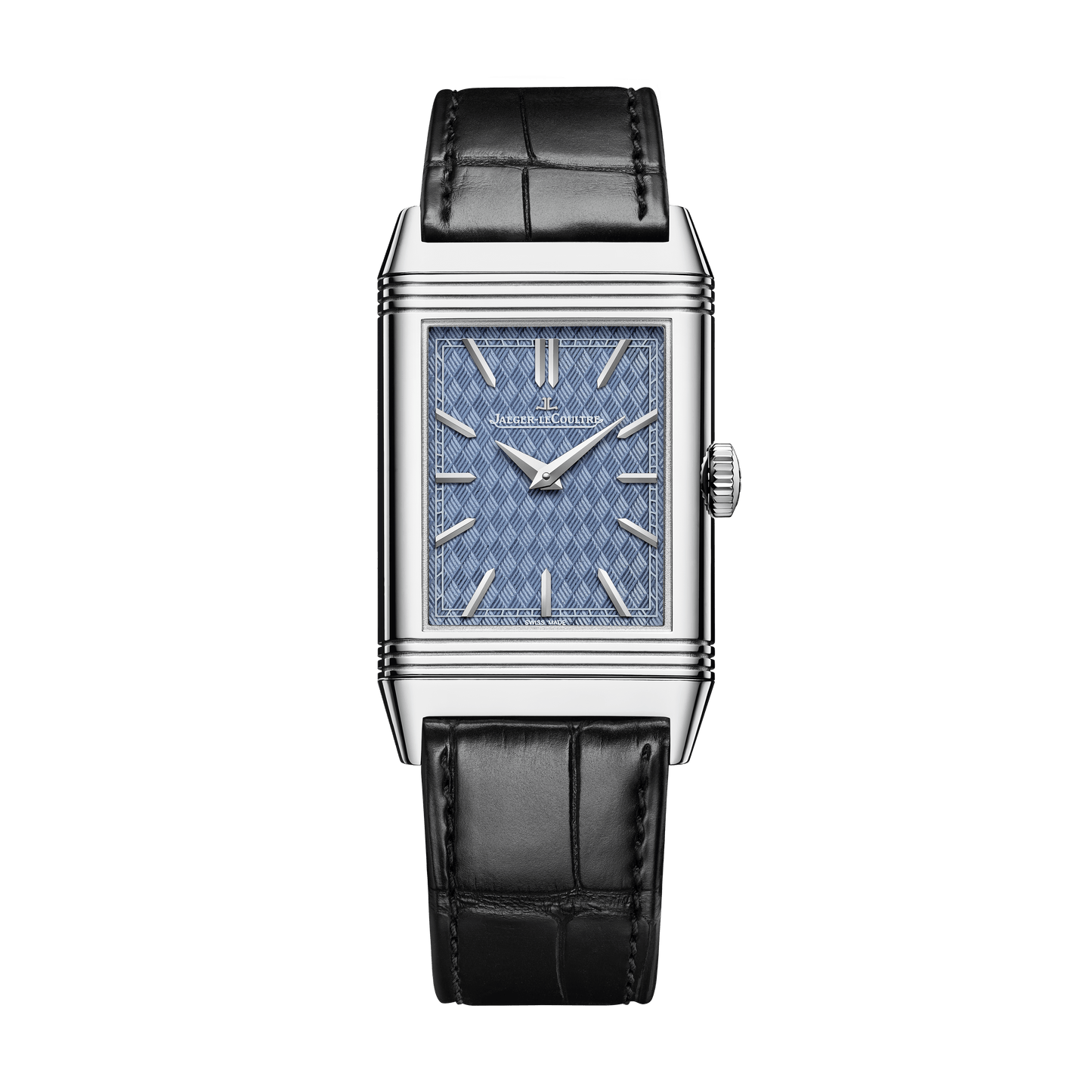 Jaeger-LeCoultre Reverso Tribute Enamel Monet “The Doge’s Palace” 45.6 x 27.4 mm Blue Dial White Gold Alligator Leather Strap Q39334M6