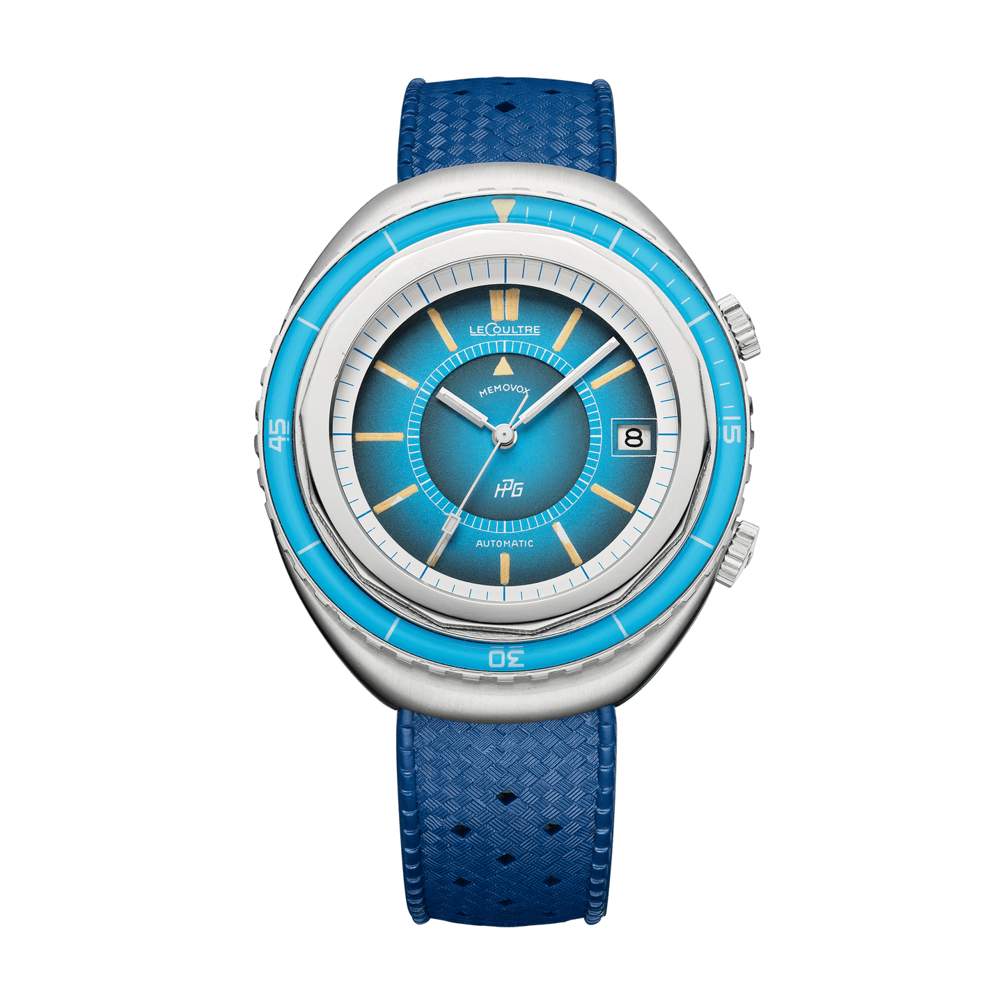 Jaeger-LeCoultre THE COLLECTIBLES Polaris II 50 x 43 mm Blue Dial Stainless Steel Rubber Strap QVE87001