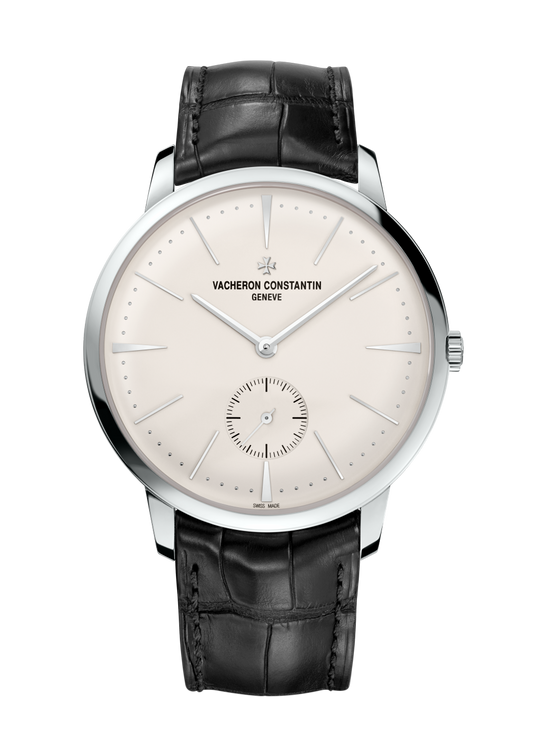 Vacheron Constantin Patrimony manual-winding 42 mm Silver Dial White Gold Alligator Leather Strap 1110U/000G-B086