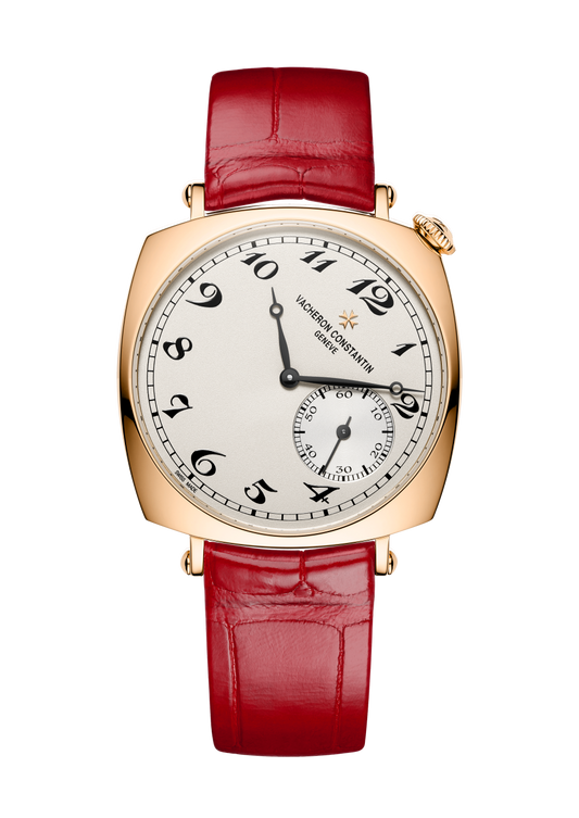 Vacheron Constantin Historiques American 1921 36.5 x 36.5 mm Silver Dial 18K Pink Gold Alligator Leather Strap 1100S/000R-B430