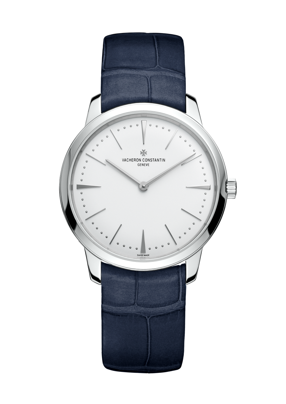 Vacheron Constantin Patrimony manual-winding 36 mm Silver Dial White Gold Alligator Leather Strap 81530/000G-9681