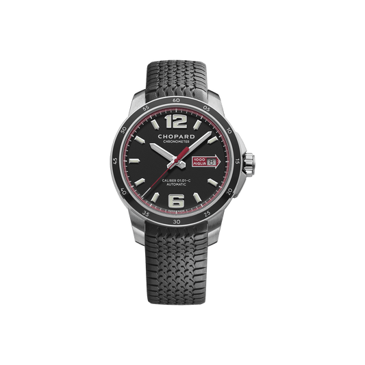 Chopard Mille Miglia GTS Automatic 43 mm Black Dial Stainless Steel Rubber Strap 168565-3001