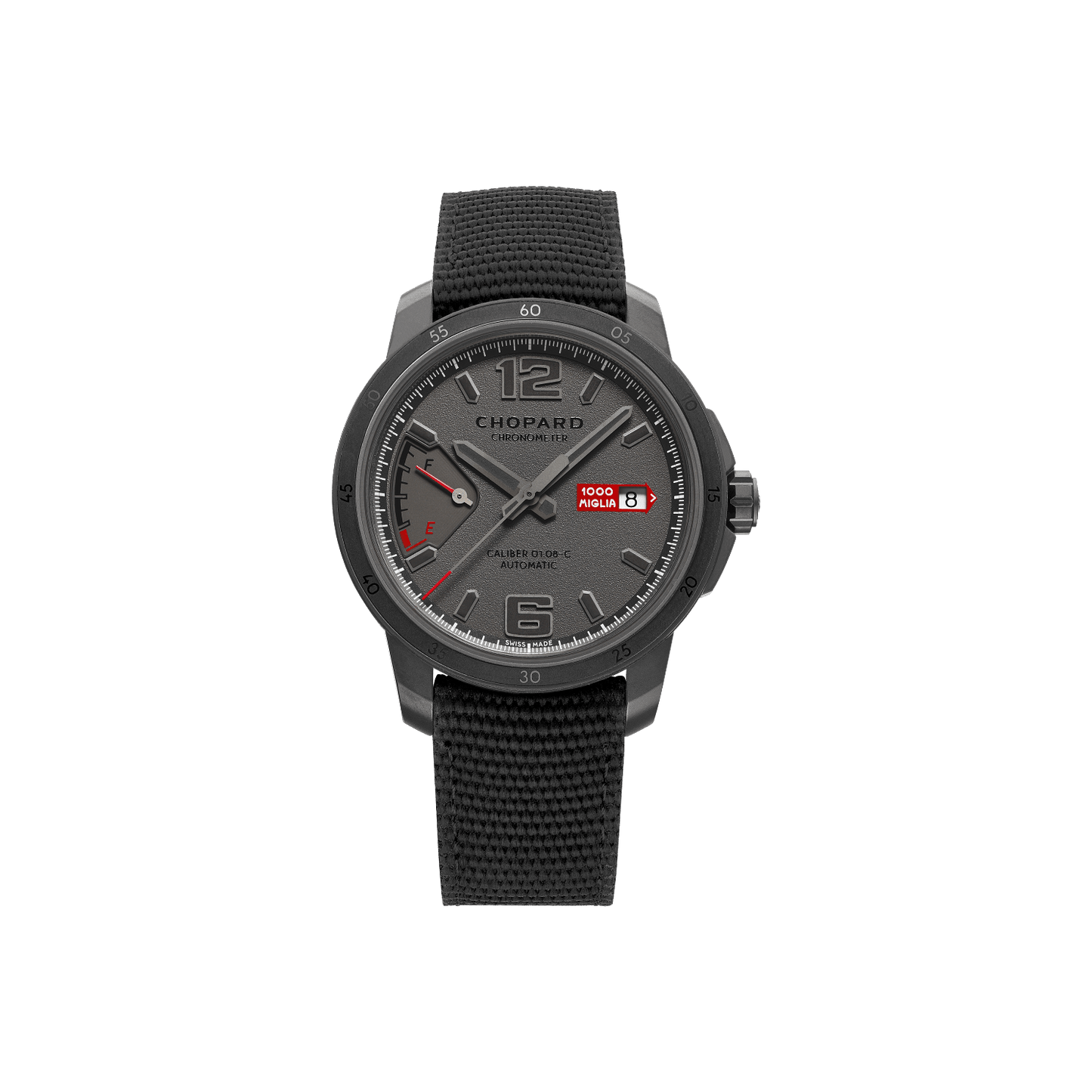 Chopard Mille Miglia GTS Power Control Grigio Speciale 43 mm Dark Grey Dial Titanium Rubber Strap 168566-3007