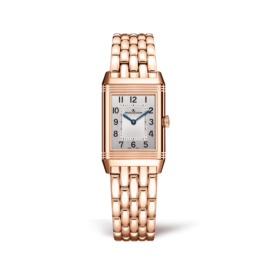 Jaeger-LeCoultre Reverso Classic Duetto 34.2 x 21 mm Silvered Grey Dial Pink Gold Bracelet Q2662130