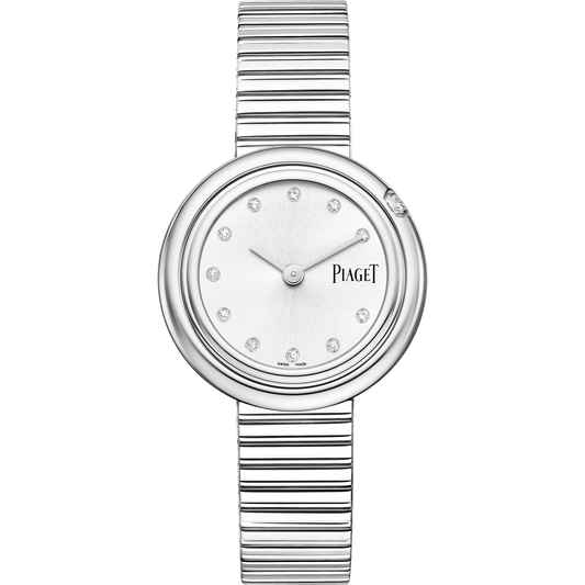 Piaget Possession watch 29 mm Silver Dial with Diamonds Stainless Steel Bracelet G0A48380