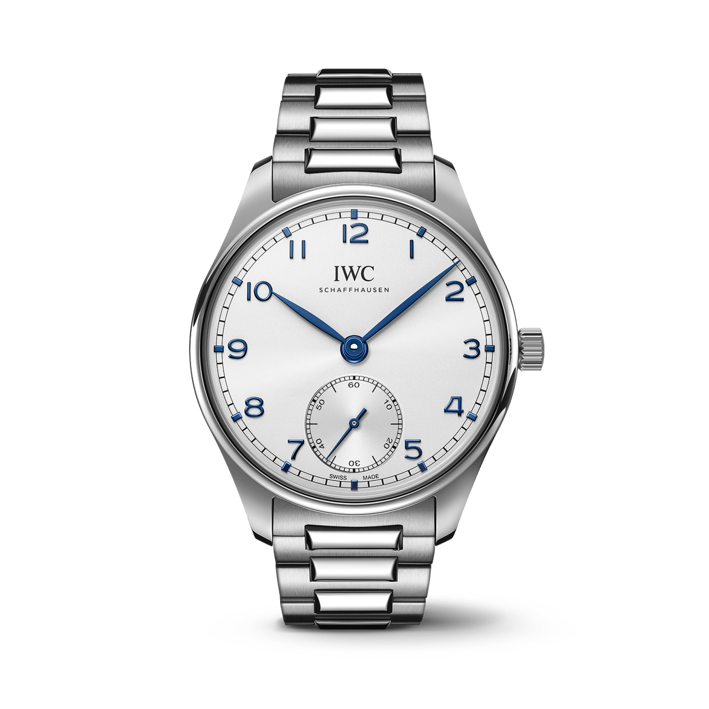 IWC Schaffhausen Portugieser Automatic 40.4 mm Silver Dial Stainless Steel Bracelet IW358312