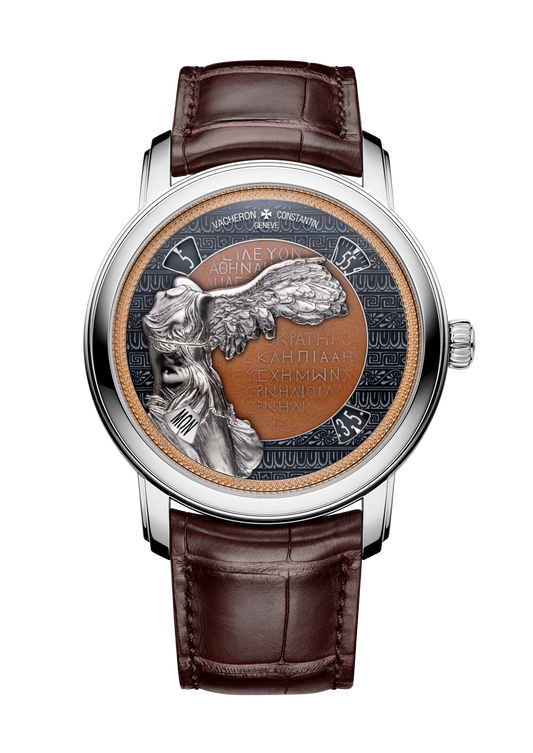 Vacheron Constantin Métiers d'Art Tribute to great civilisations - Victoire de Samothrace 42 mm Silver Dial White Gold Alligator Leather Strap 7620A/000G-B928