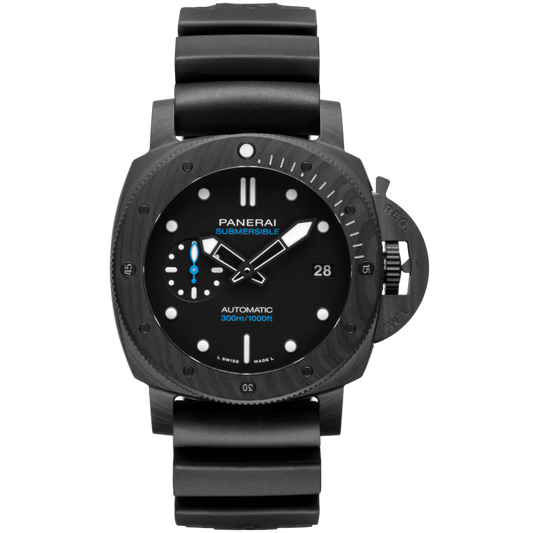 Panerai Submersible Carbotech™ 42 mm Black Dial Carbotech Caoutchouc Black Strap PAM02231