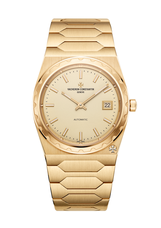 Vacheron Constantin Historiques 222 37 mm Beige Dial 18k Yellow Gold Bracelet 4200H/222J-B935