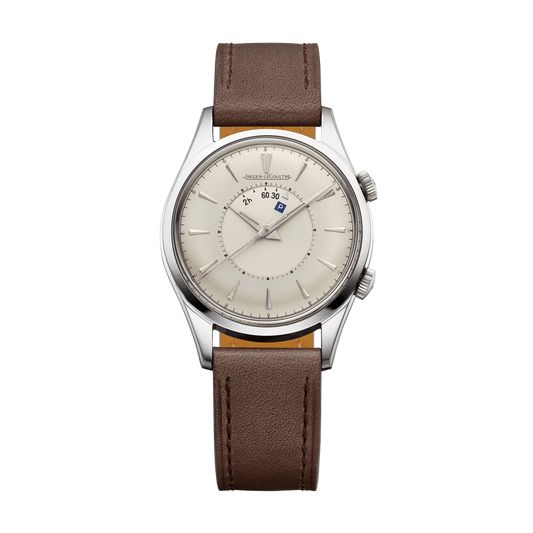 Jaeger-LeCoultre THE COLLECTIBLES Parking 35 mm Silvered Grey Dial Stainless Steel Calfskin Leather Strap QVE85801