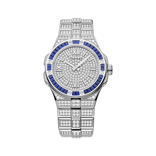 Chopard Alpine Eagle 41 mm Diamond Paved Dial White Gold Bracelet 295363-1002