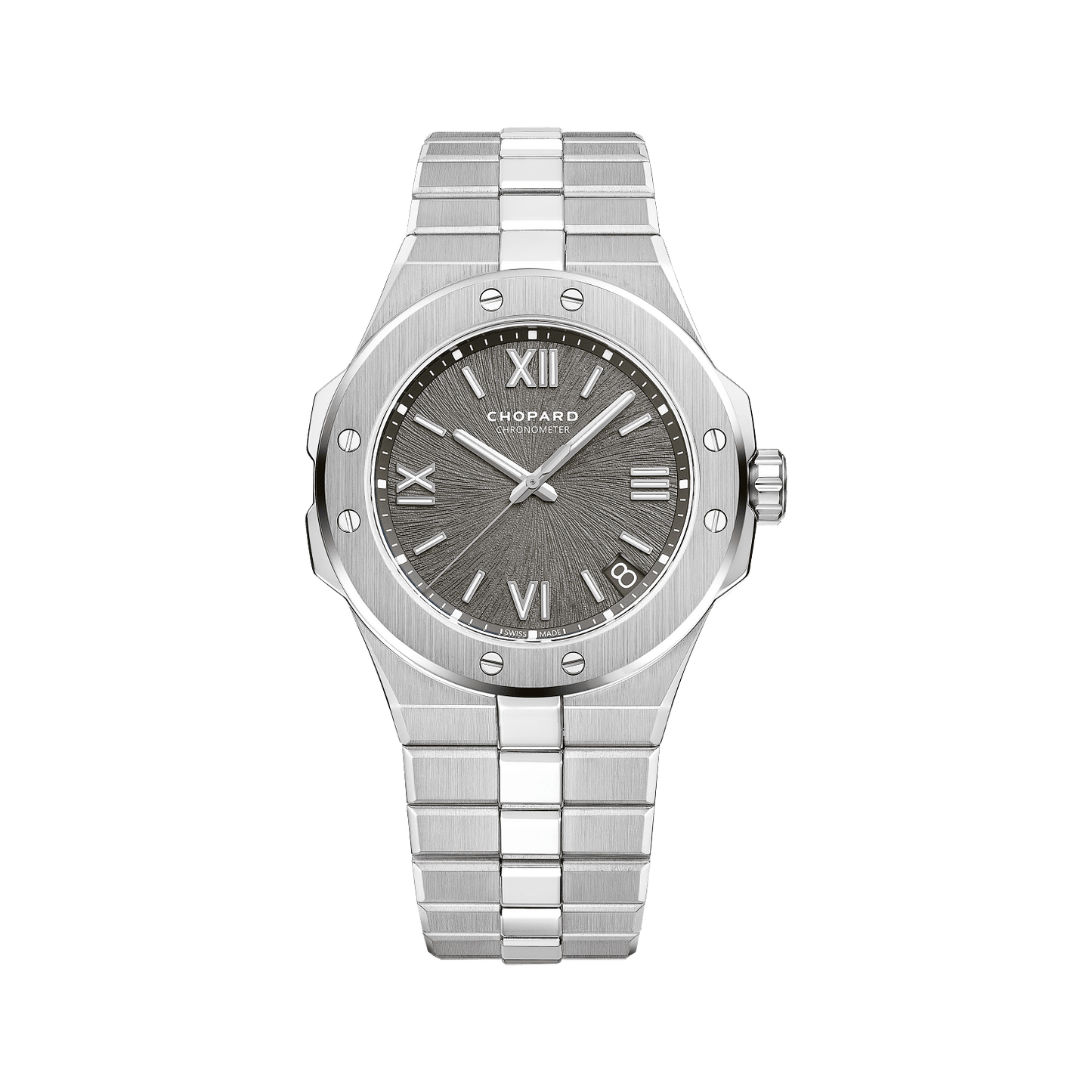 Chopard Alpine Eagle 41 mm Grey Dial Stainless Steel Bracelet 298600-3002