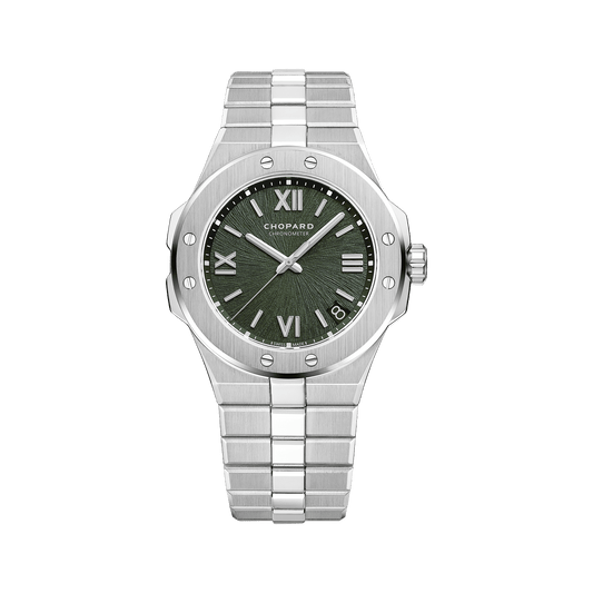 Chopard Alpine Eagle 41 mm Green Dial Stainless Steel Bracelet 298600-3014