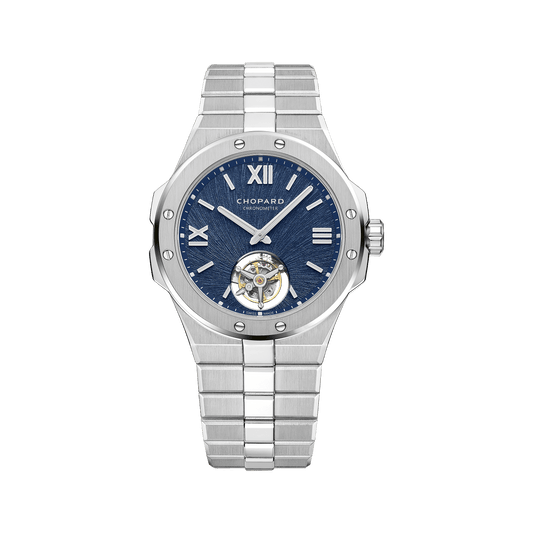 Chopard Alpine Eagle Flying Tourbillon 41 mm Blue Dial Stainless Steel Bracelet 298616-3001