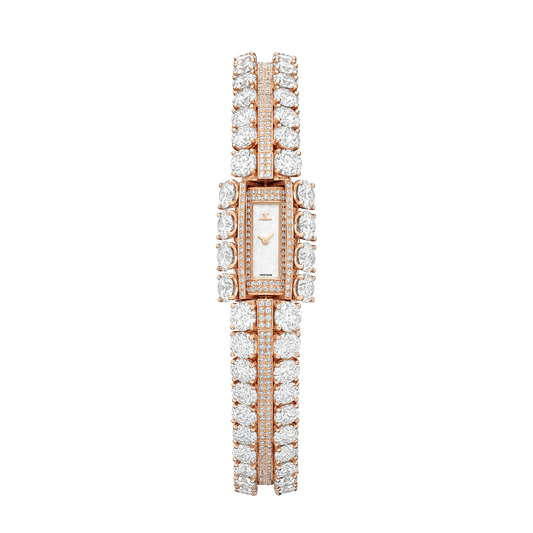 Jaeger-LeCoultre Calibre 101 Secrets 29.07 x 12.22 mm White Dial with Diamonds 18k Pink Gold Bracelet Q2872201