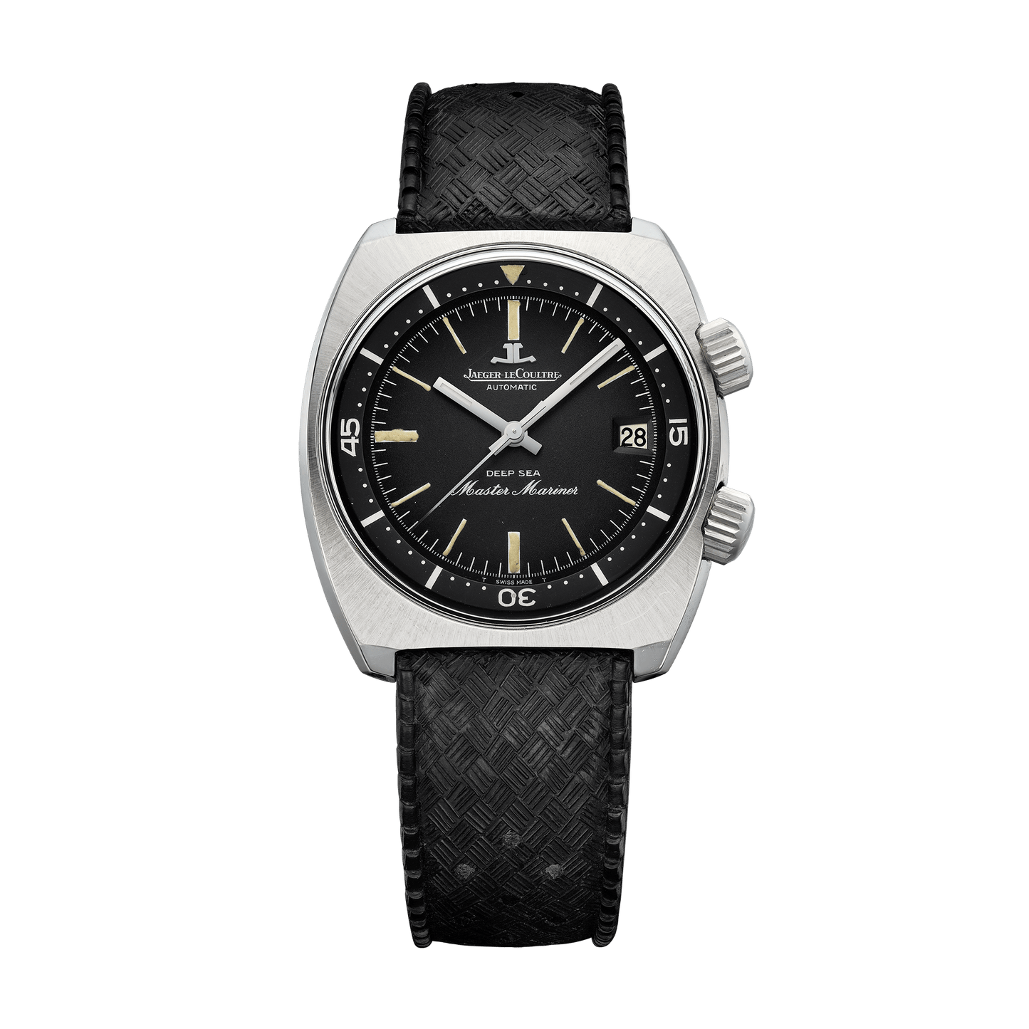 Jaeger-LeCoultre THE COLLECTIBLES Deep Sea Barracuda 40 x 37 mm Black Dial Stainless Steel Rubber Strap QVE55801