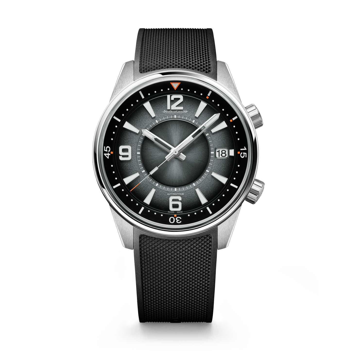 Jaeger-LeCoultre Polaris Date 42 mm Gray Dial Stainless Steel Rubber Strap Q9068650