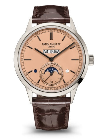 Patek Philippe Geneve Grand Complications 41.3 mm Charcoal Gray Dial Platinum Alligator Leather Strap 5236P-010