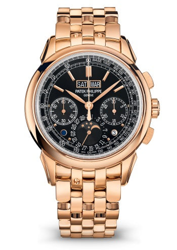 Patek Philippe Geneve Grand Complications 41 mm Black Dial 18k Rose Gold Bracelet 5270/1R-001