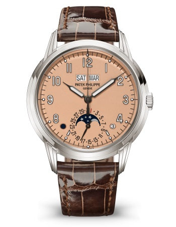 Patek Philippe Geneve Grand Complications 40 mm Charcoal Gray Dial White Gold Alligator Leather Strap 5320G-011