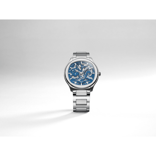 Piaget Piaget Polo Skeleton watch 42 mm Blue Dial Stainless Steel Bracelet G0A45004