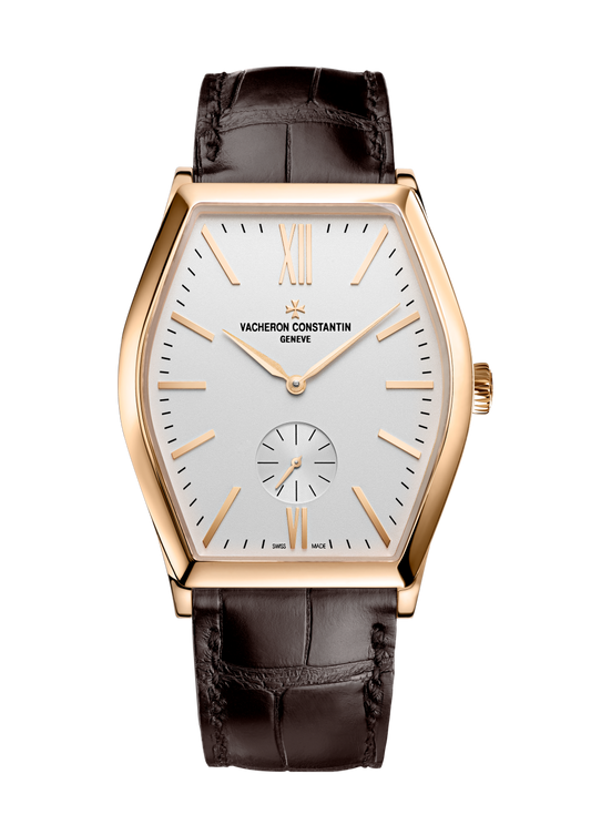 Vacheron Constantin Malte manual-winding 42 x 36.7 mm Silver Dial 18K Pink Gold Alligator Leather Strap 82230/000R-9963