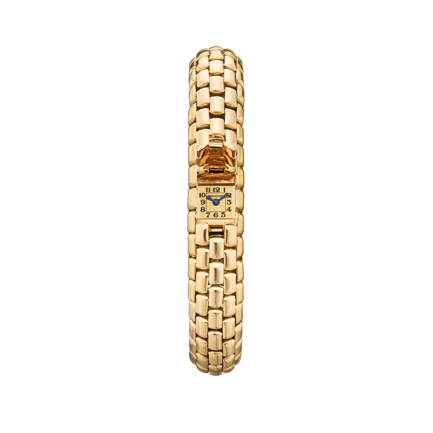 Jaeger-LeCoultre THE COLLECTIBLES Duoplan Secret 185 x 12 mm Satin Dial 18k Yellow Gold Bracelet QVE9D100