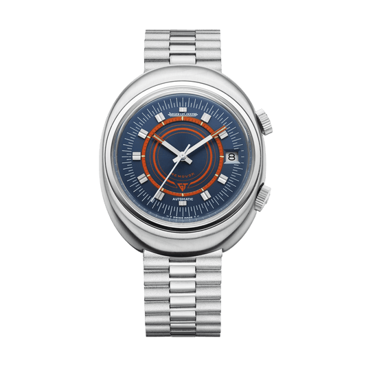 Jaeger-LeCoultre THE COLLECTIBLES Memovox Speed Beat GT 39 x 46.60 mm Blue Dial Stainless Steel Bracelet QVE873GT