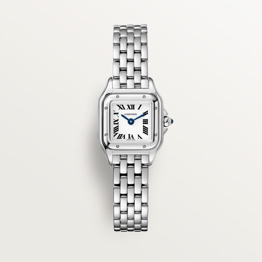 Cartier Panthère Mini Steel Silver Dial Bracelet WSPN0012