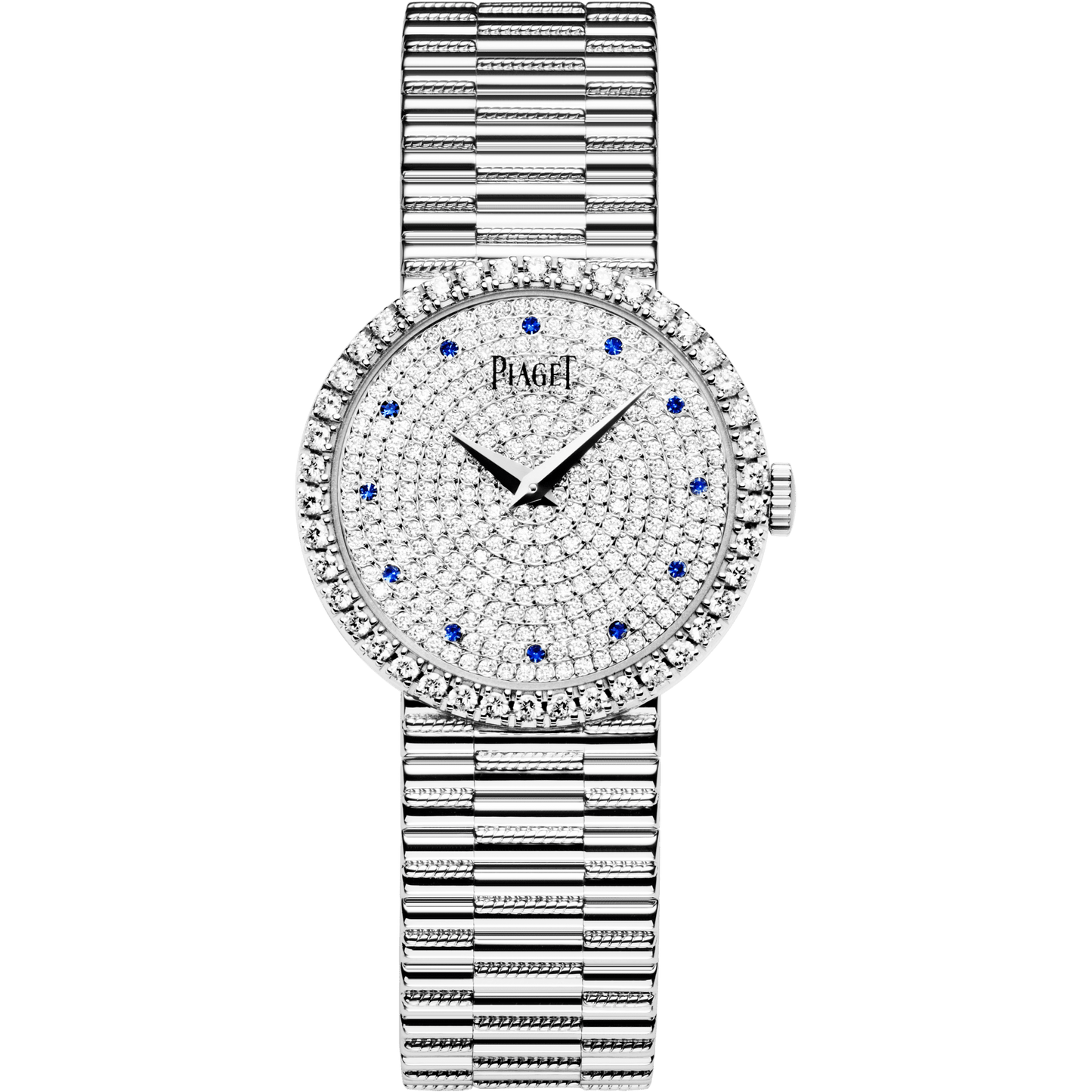 Piaget Altiplano Traditional watch 26 mm Diamond Paved Dial 18K White Gold Bracelet G0A37043