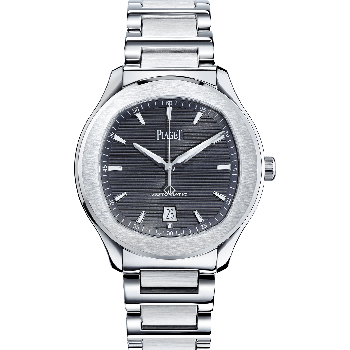 Piaget Piaget Polo Date watch 42 mm Dark Grey Dial Stainless Steel Bracelet G0A41003