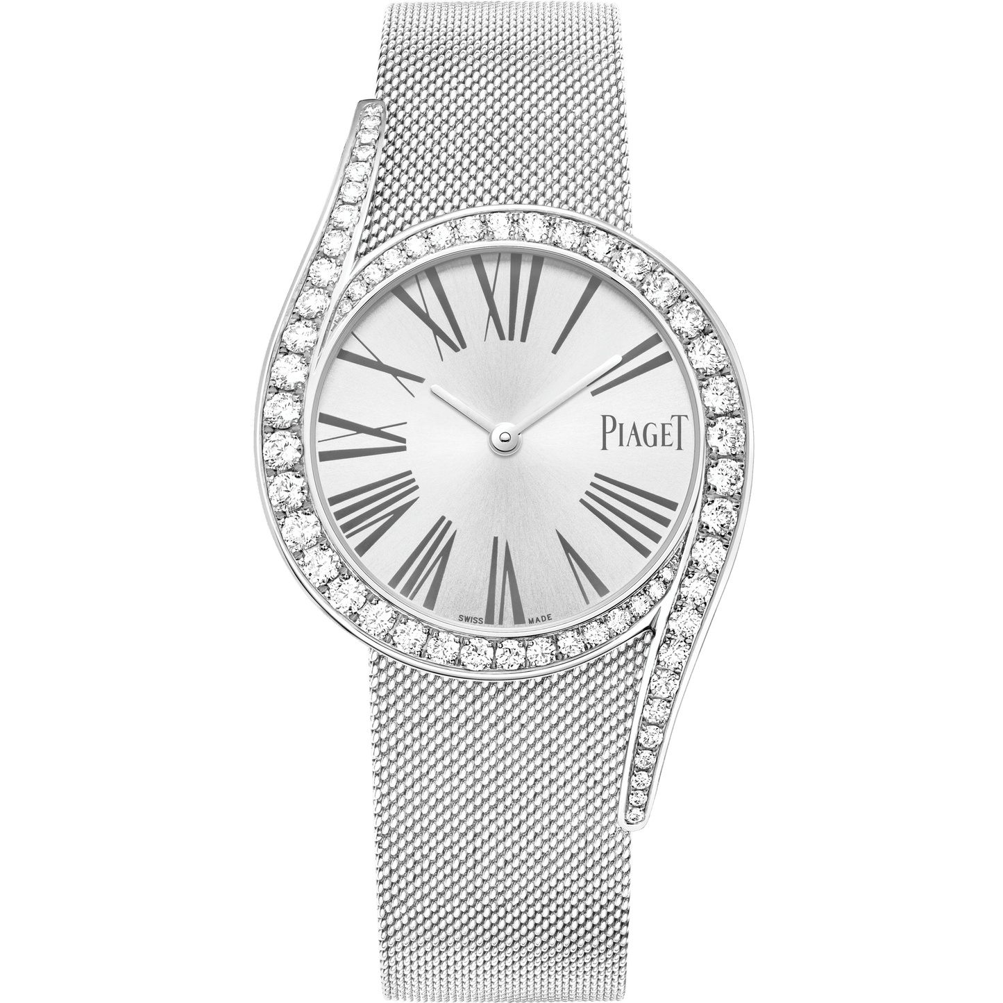 Piaget Limelight Gala watch 32 mm Silver Dial with Diamonds 18K White Gold Bracelet G0A41212