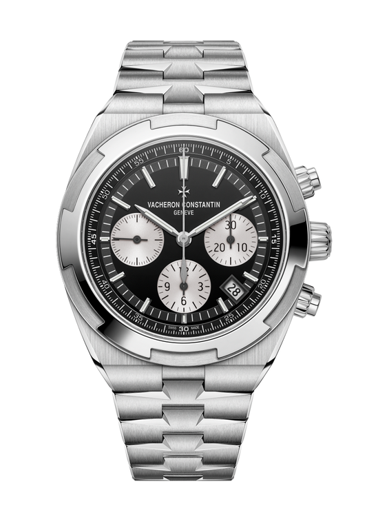 Vacheron Constantin Overseas chronograph 42.5 mm Black Dial Stainless Steel Bracelet 5520V/210A-B481