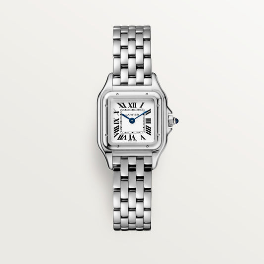 Cartier Panthère Small Steel Silver Dial Bracelet WSPN0013