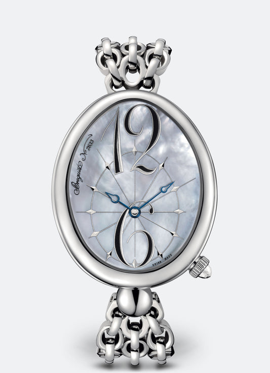 Breguet Reine 43.75 x 35.50 mm White Mother-Of-Pearl Dial Stainless Steel Bracelet 8967ST/58/J50