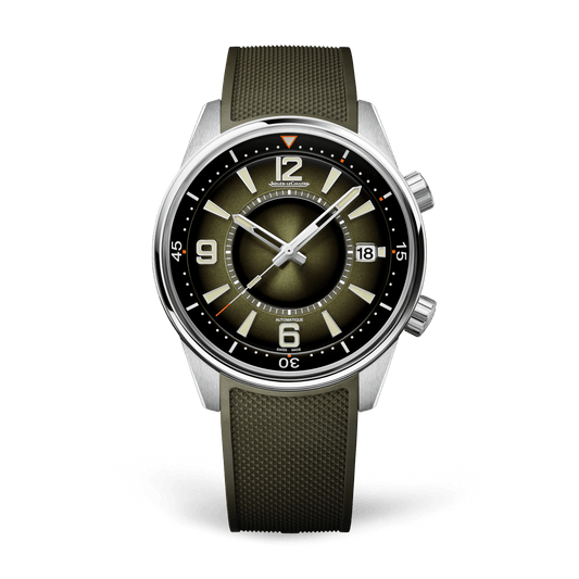 Jaeger-LeCoultre Polaris Date 42 mm Green Dial Stainless Steel Rubber Strap Q906863J