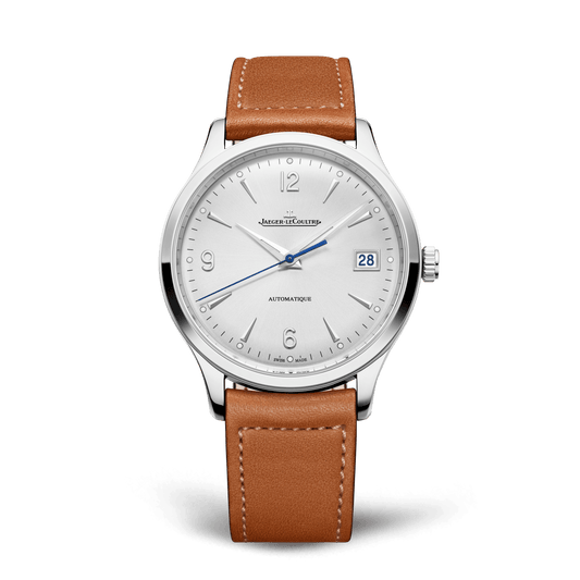 Jaeger-LeCoultre Master Control Date 40 mm Silvered Grey Dial Stainless Steel Calfskin Leather Strap Q4018420