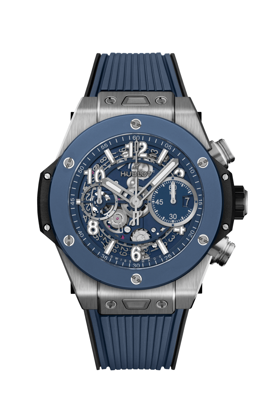 Panerai Luminor Quaranta Steel DLC Luna Rossa 40 mm Blue Dial Stainless Steel Blue Rubber Strap PAM01314