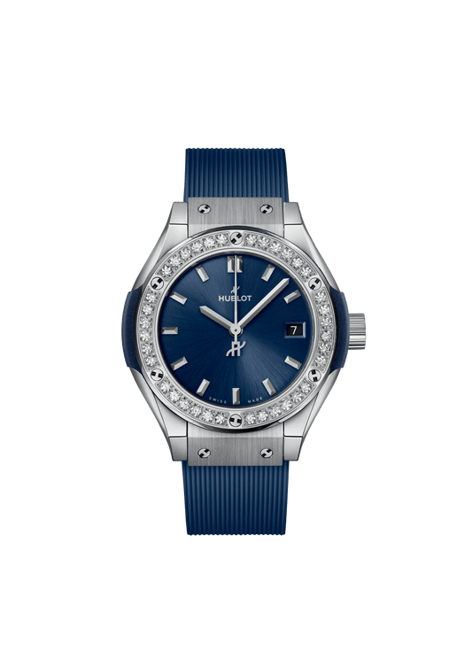 Panerai Luminor Quaranta Steel DLC Luna Rossa 40 mm Blue Dial Stainless Steel Blue Rubber Strap PAM01314