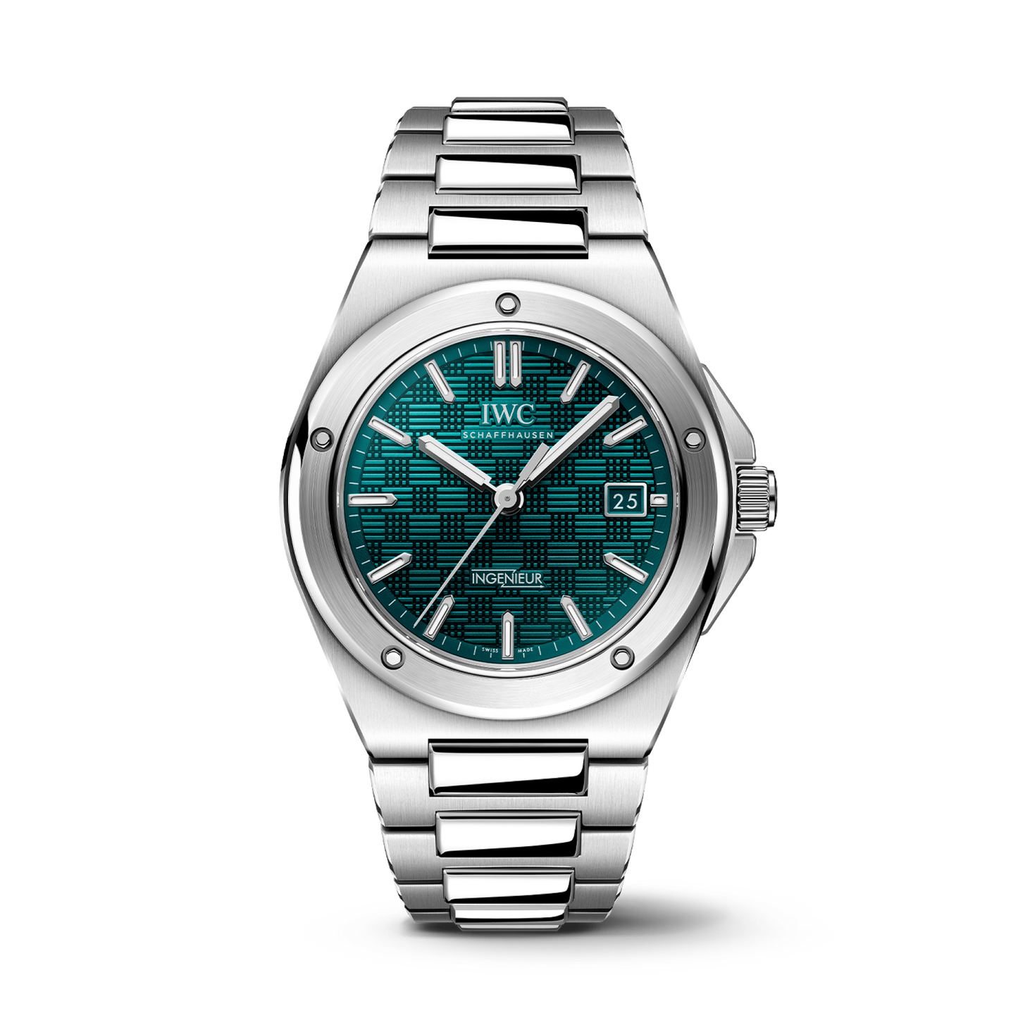 IWC Schaffhausen Ingenieur Automatic 40 mm Green  Dial Stainless Steel Bracelet IW328903