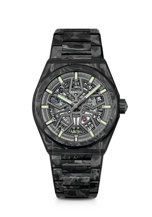 Zenith DEFY CLASSIC 41 mm Silver Dial Carbon Bracelet 10.9001.670/80.M9000