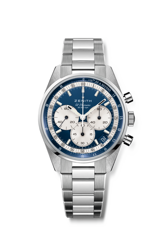 Zenith CHRONOMASTER EP ORIGINAL 38 mm Blue Dial Stainless Steel Bracelet 03.3200.3600/51.M3200