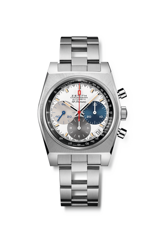 Zenith CHRONOMASTER REVIVAL EL PRIMERO A3817 37 mm White Dial Stainless Steel Bracelet 03.A384.400/3817.M3817