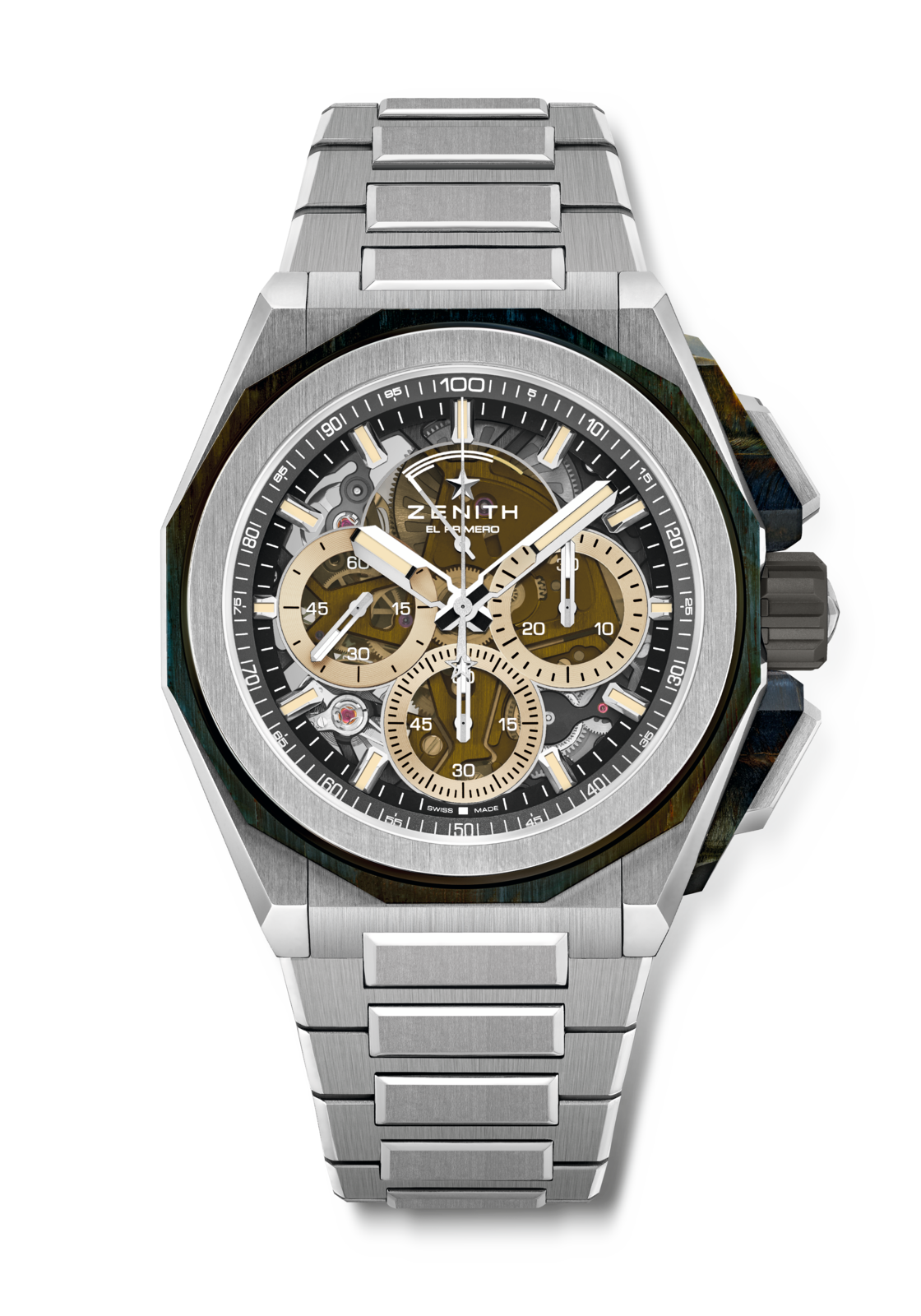 Zenith DEFY EXTREME DESERT 45 mm Beige Dial Brushed Titanium Bracelet 95.9200.9004/77.I001