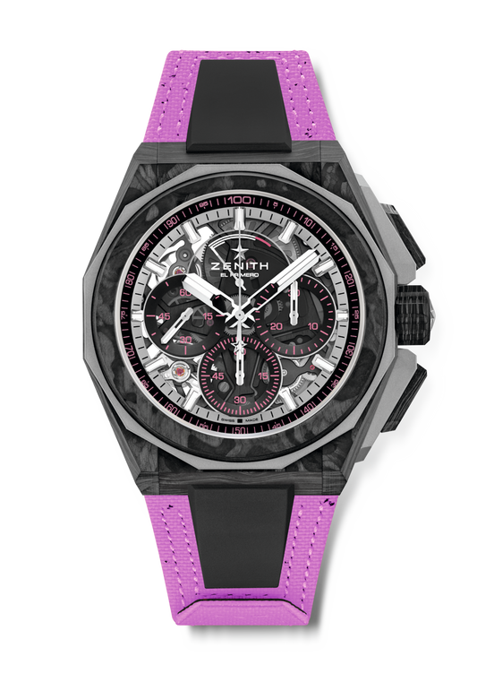 Zenith DEFY Extreme E Energy X Prix 45 mm Silver Dial Carbon & Microblasted Titanium Velcro Strap 10.9100.9004-2/24.I301