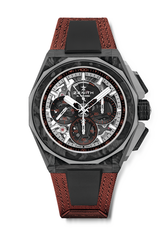 Zenith DEFY Extreme E Copper X Prix 45 mm Black Dial Carbon & Microblasted Titanium Velcro Strap 10.9100.9004-5/27.I307