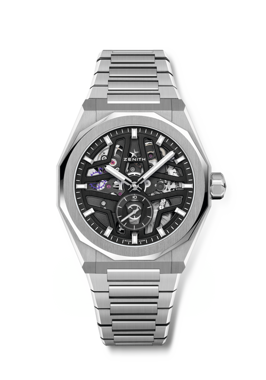 Zenith DEFY Skyline Skeleton 41 mm Black Dial Stainless Steel Bracelet 03.9300.3620/78.I001