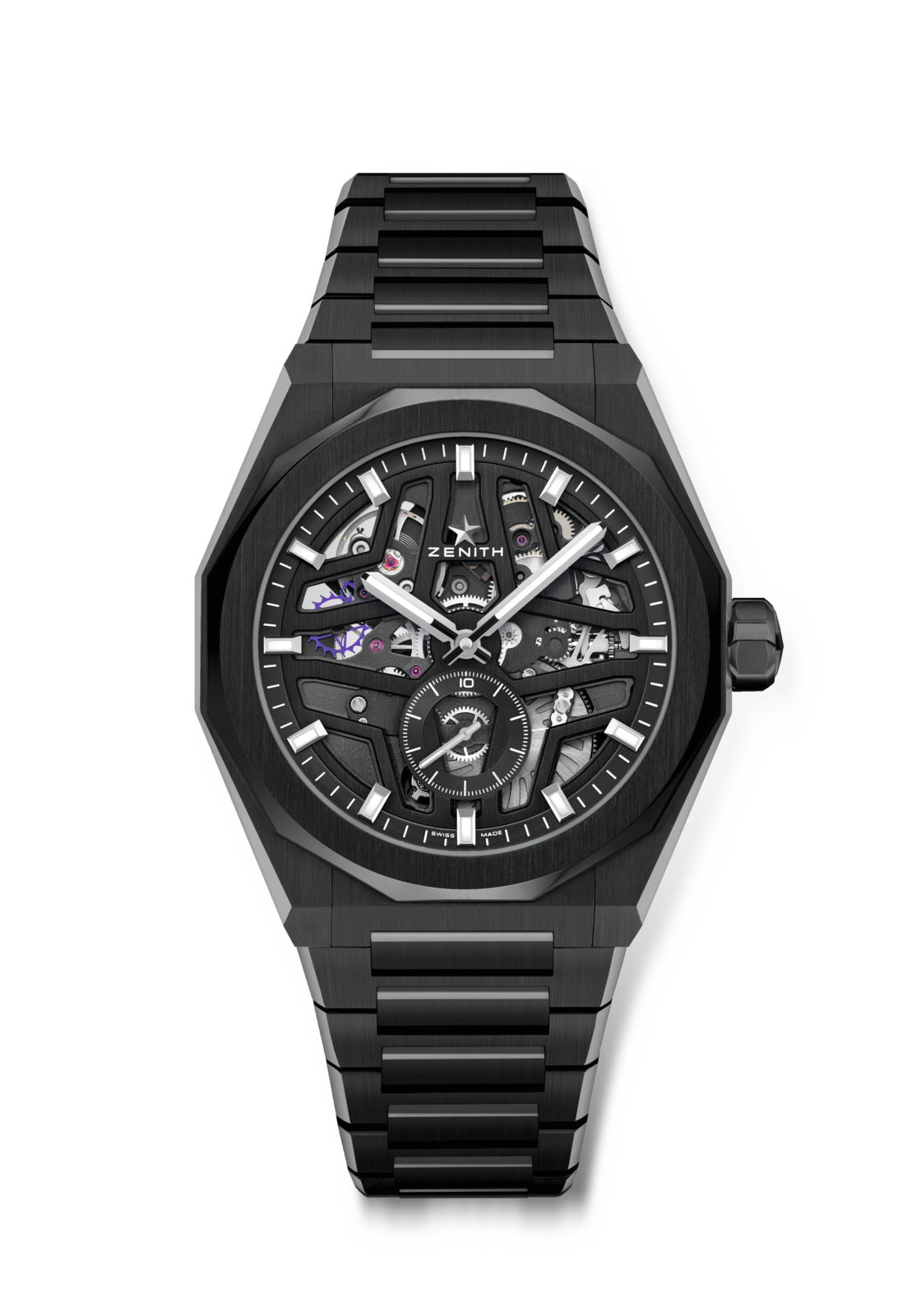 Zenith DEFY Skyline Skeleton 41 mm Black Dial Black Ceramic Bracelet 49.9300.3620/78.I001