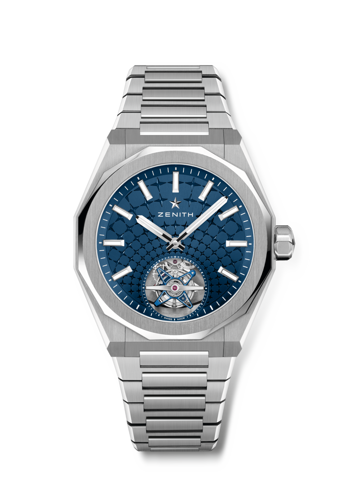 Zenith DEFY SKYLINE TOURBILLON 41 mm Blue Dial Stainless Steel Bracelet 03.9300.3630/51.I001