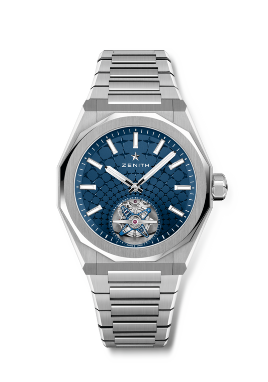 Zenith DEFY SKYLINE TOURBILLON 41 mm Blue Dial Stainless Steel Bracelet 03.9300.3630/51.I001